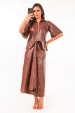 Mocha Leather Coord
