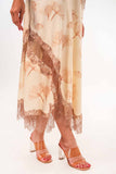 Floral Satin Lace Coord
