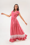 Gingham Maxi dress