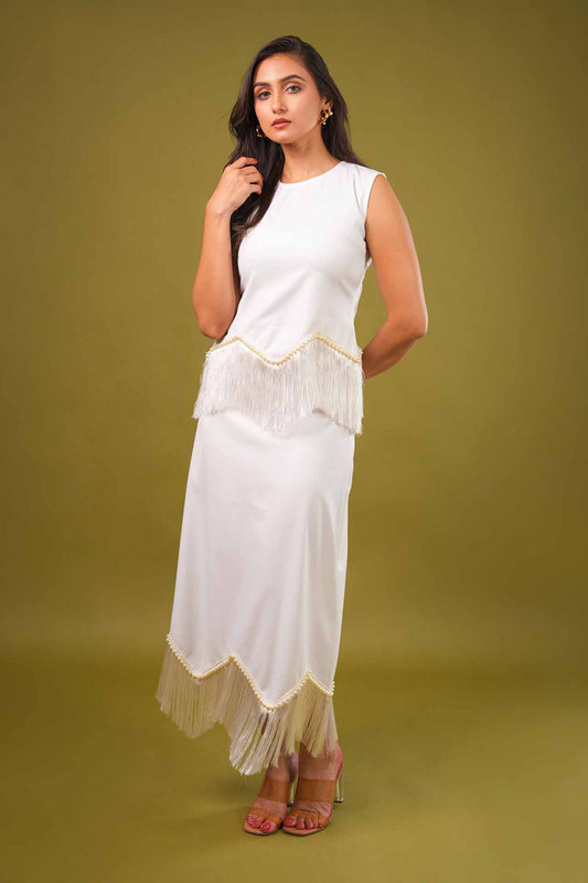 Ivory Fringe Coord
