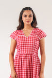 Gingham Maxi dress