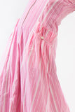 Pink Stripe Midi Dress