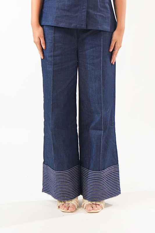 Stitch Line Denim Trousers