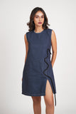 Denim String Dress