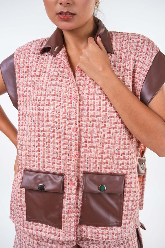 Tweed Utility Vest