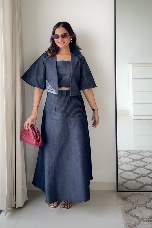 Midnight Cutwork Coord