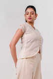Ivory Flora Top