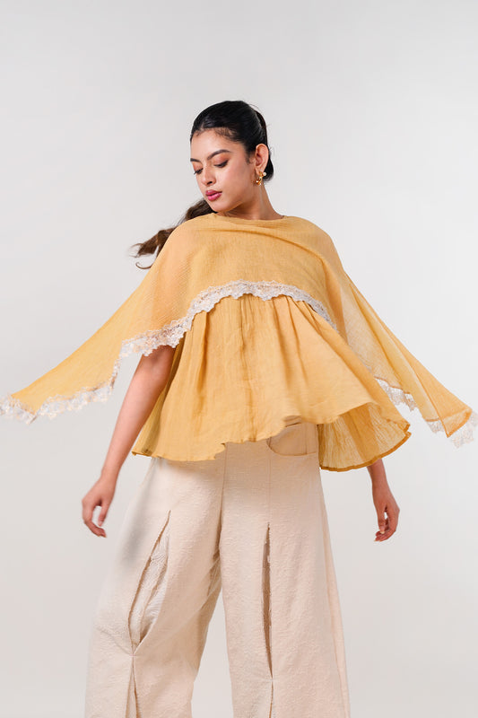 Marigold Cape Top