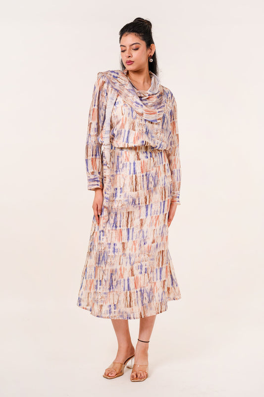Abstract Scarf Co-ord Set