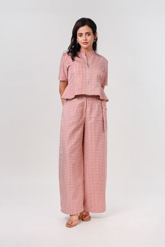 Cherry Gingham Coord Set