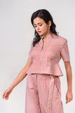 Cherry Gingham Coord Set
