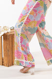 Printed Vest Coord