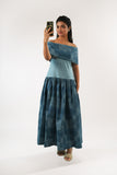Off-Shoulder Midi Dress