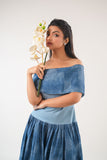 Off-Shoulder Midi Dress