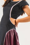 Leather Fusion Dress
