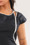 Leather Fusion Dress