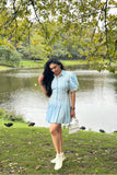 Side - Cut Shirt Dress