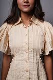 Side - Cut Shirt Dress