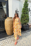 Layered Printed Dress
