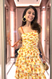 Layered Printed Dress